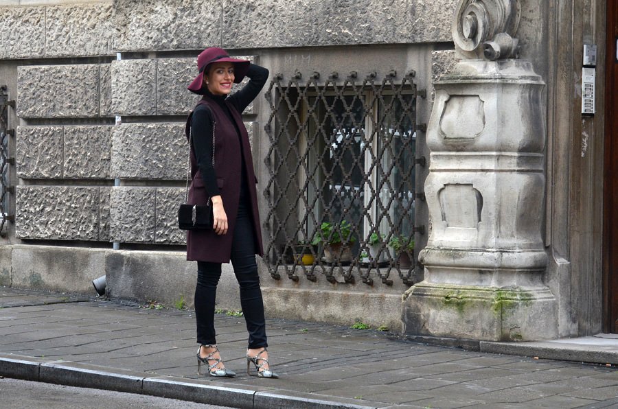  Fall Burgundy Outfit / Stasha Fashion Blog By Anastasija