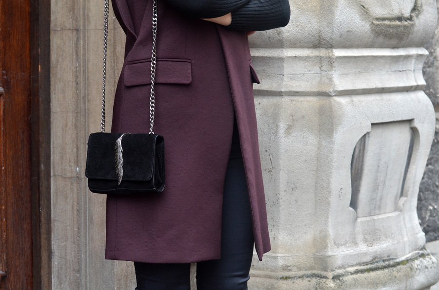  Fall Burgundy Outfit / Stasha Fashion Blog By Anastasija