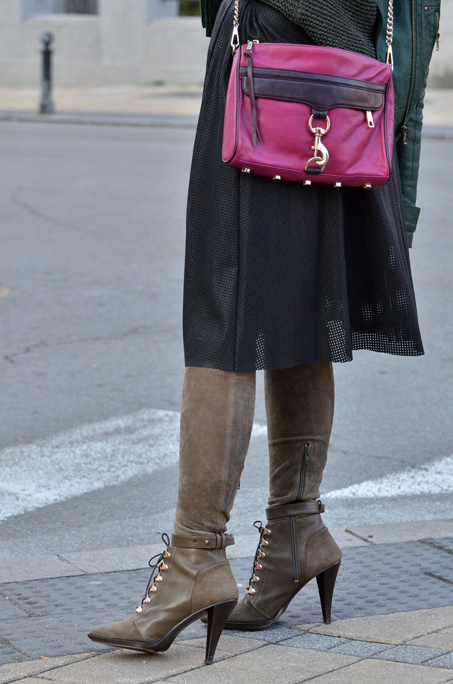 Color Mixing OUTFIT with Rebecca Minkoff Mini MAC bag / Stasha fashion blog by Anastasija Milojevic