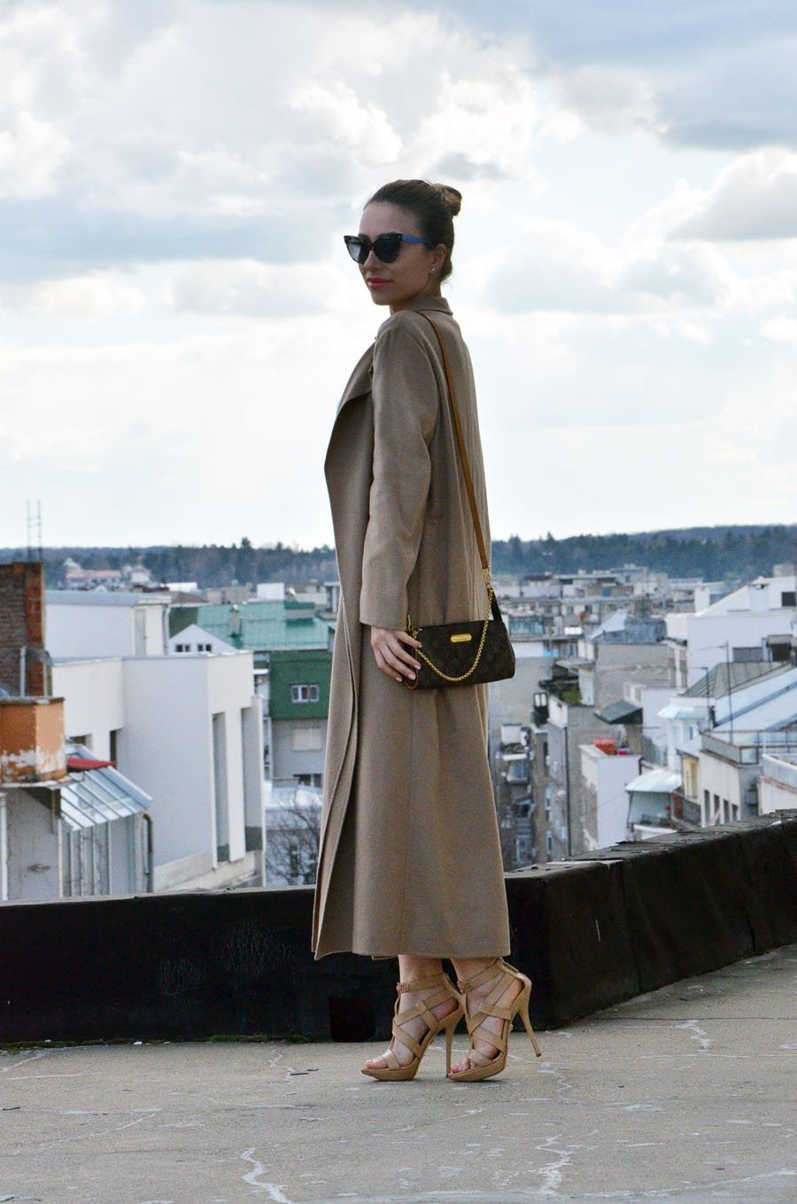 Maxi Camel Tom Ford Coat Outfit - Stasha Fashion Blog by Anastasija Milojevic