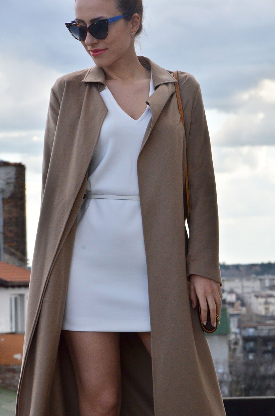 Maxi Camel Tom Ford Coat Outfit - Stasha Fashion Blog by Anastasija Milojevic