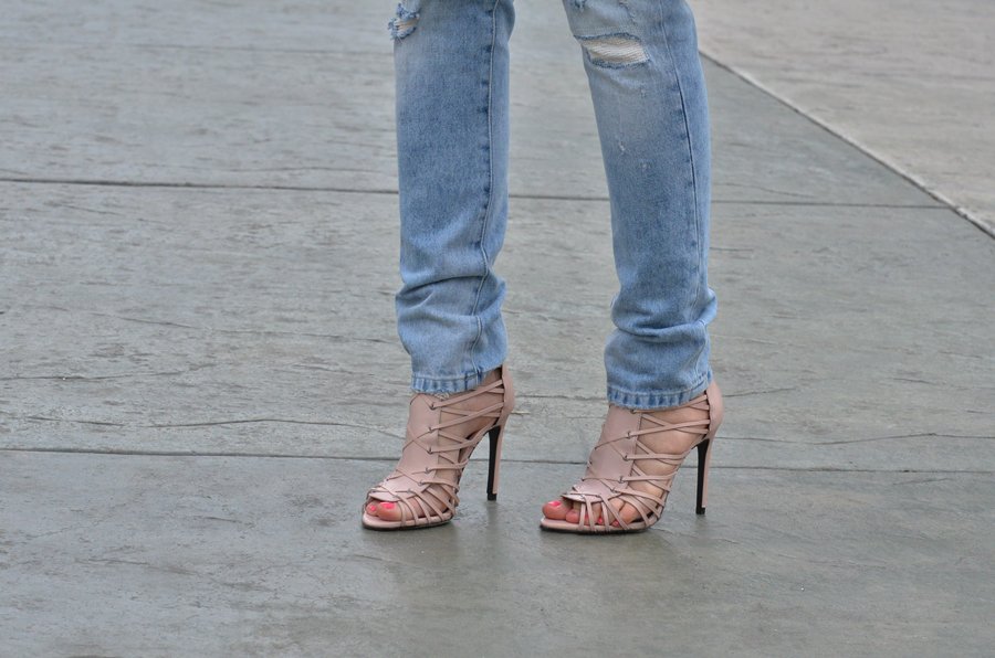 Pastel Pink Sandals / Stasha Fashion Blog by Anastasija Milojevic