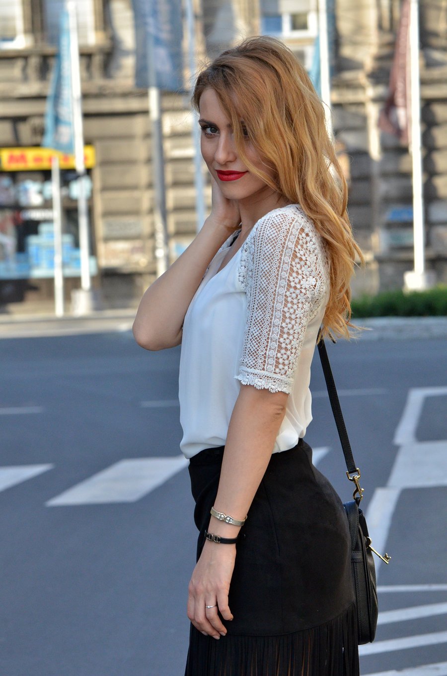 White Blouse Outfit / Stasha Fashion blog by Anastasija Milojevic 