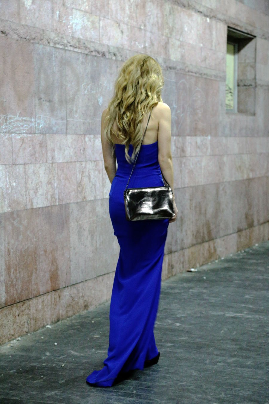 Blue Mermaid Maxi Dress / Stasha Fashion Blog by Anastasija