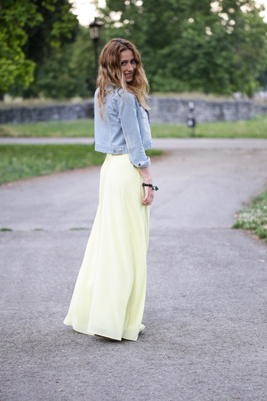 Maxi Pastel Yellow Summer Dress / Stasha Fashion Blog by Anastasija