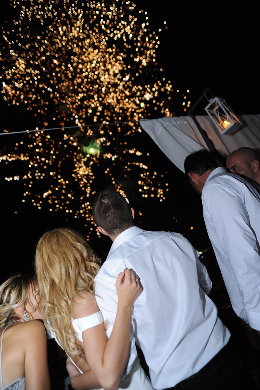 The wedding party pictures - fireworks/ Stasha Fashion Blog