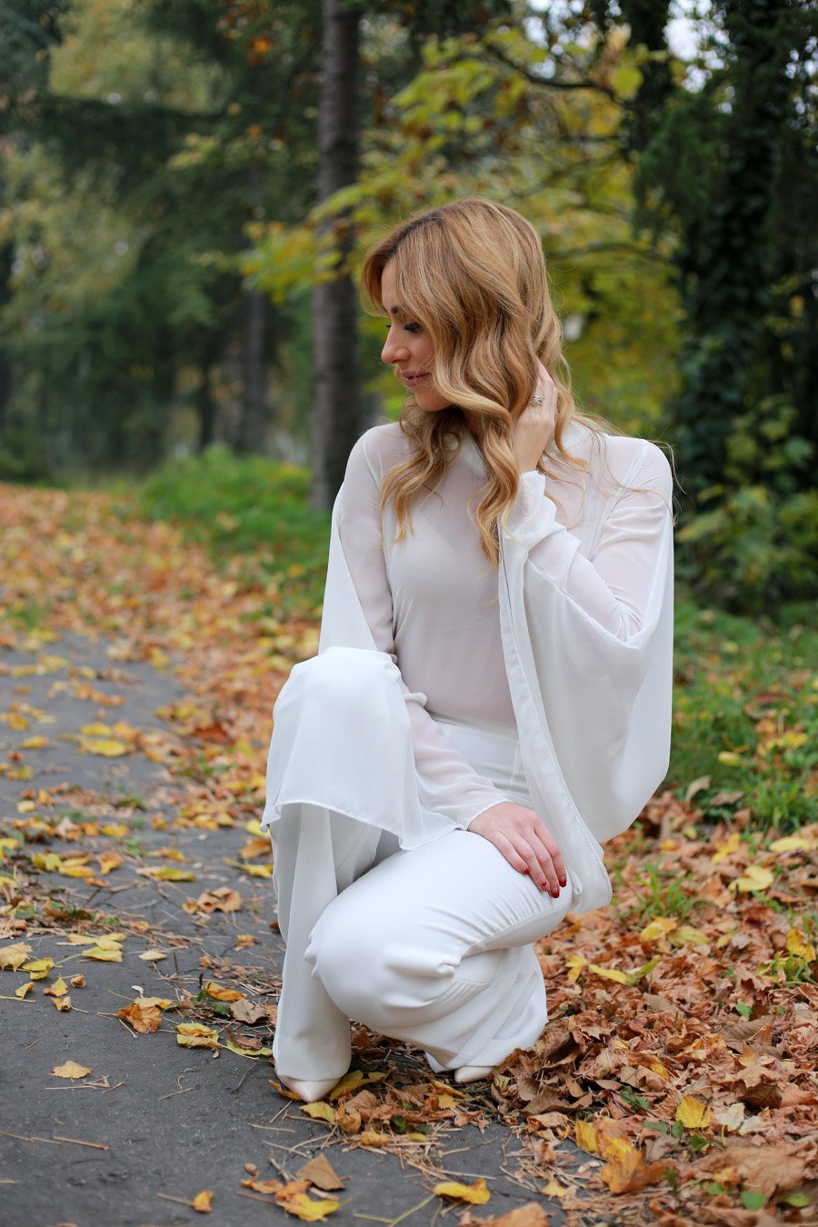 White Jumpsuit / Stasha fashion Blog by Anastasija