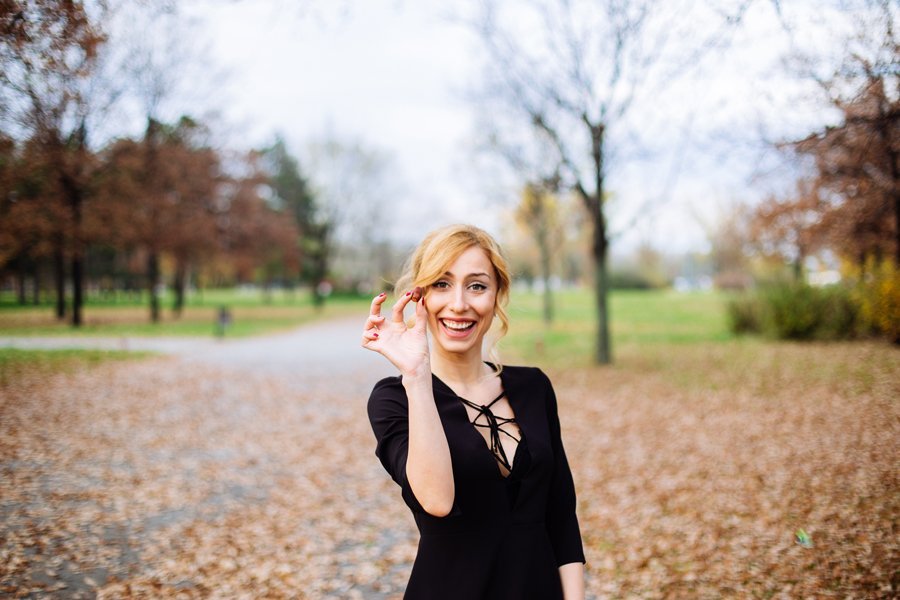 Anastasija Djuric Stasha Fashion /  LACE-UP LITTLE BLACK DRESS