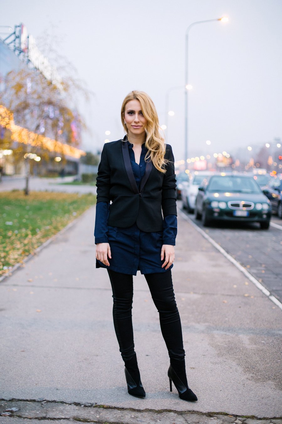 Office Holiday Party Outfit Idea - Stasha Fashion Blog by Anastasija Djuric