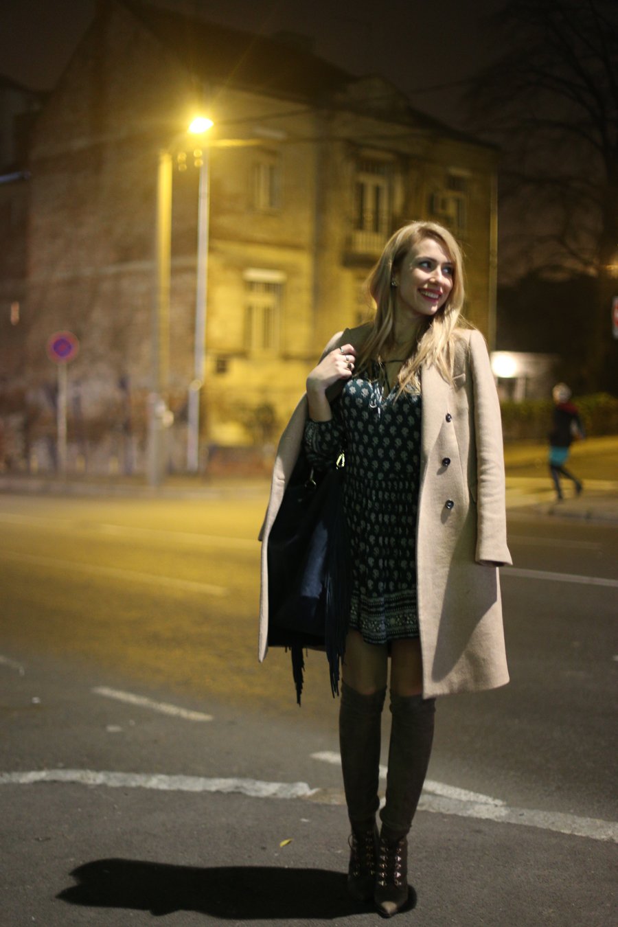 Shades of Green - Winter Outfit / Stasha Fashion Blog By Anastasija Djuric