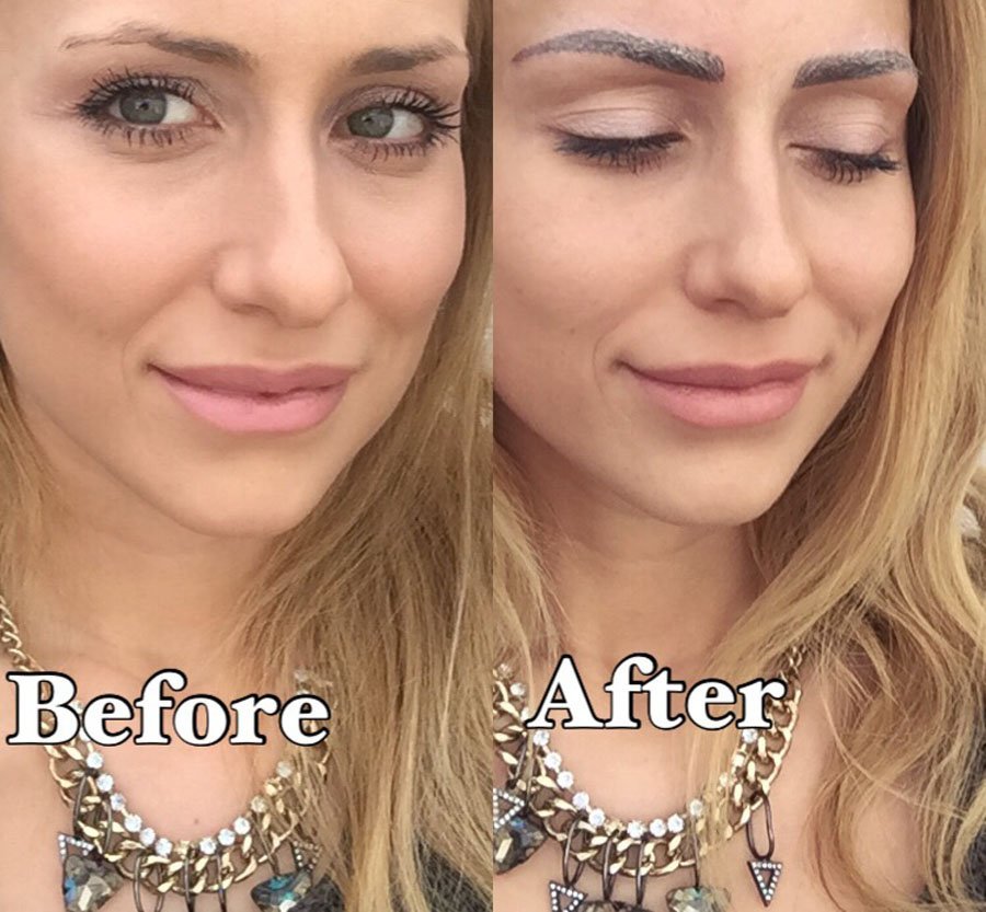 Trajno iscrtavanje obrva, moje iskustvo / Getting perfect brows / Before and After