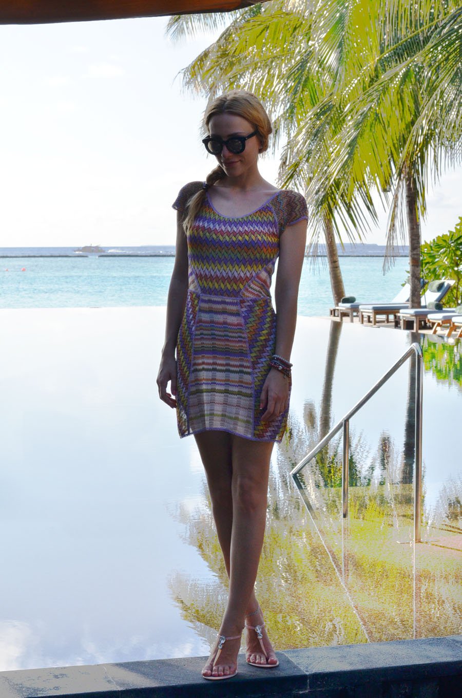 Missoni Dress Summer maldives Outfit / Stasha Fashion and Travel Blog
