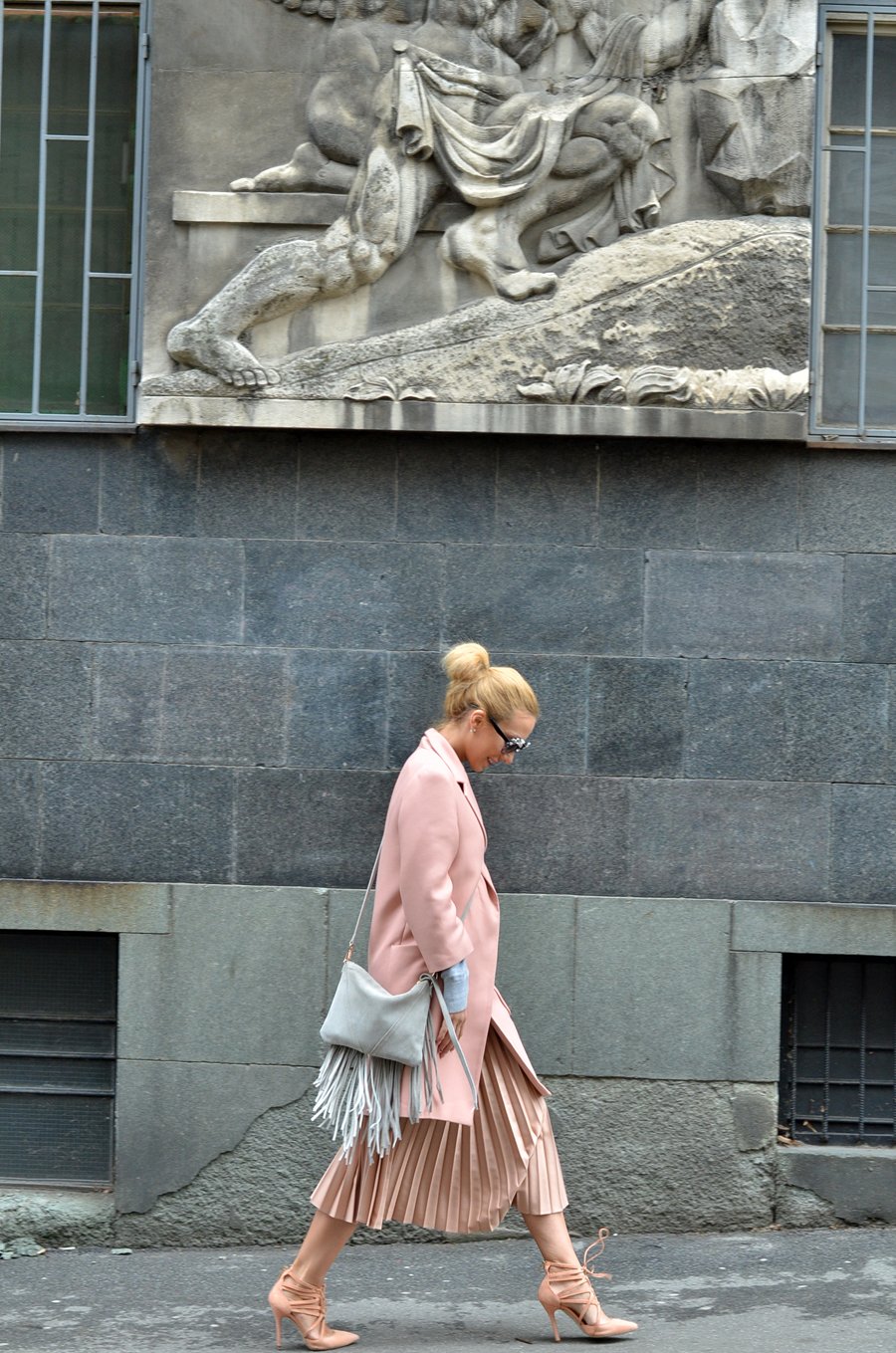 Powder Pink Outfit / Stasha Fashion Blog