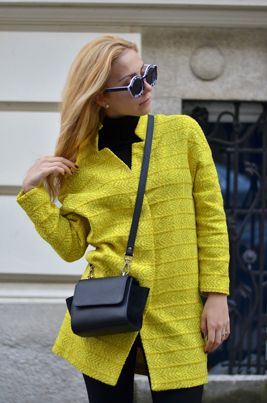 Black and Yellow Outfit - Stasha Fashion Blog