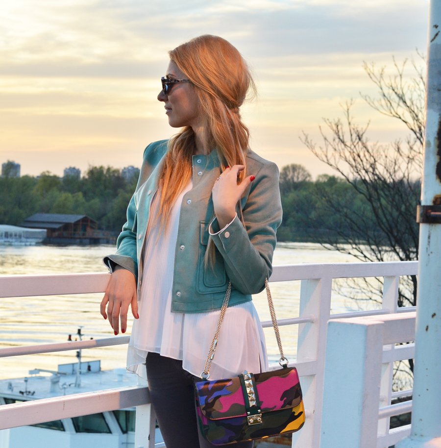 Mint Jacket Outfit / Stasha Fashion Blog