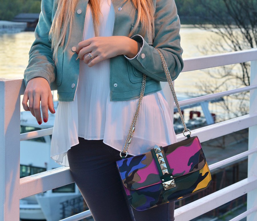 Mint Jacket Outfit / Stasha Fashion Blog