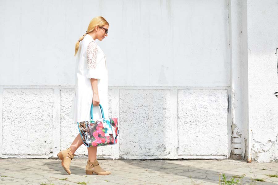 White Boho Dress / Anastasija Stasha Fashion Blog