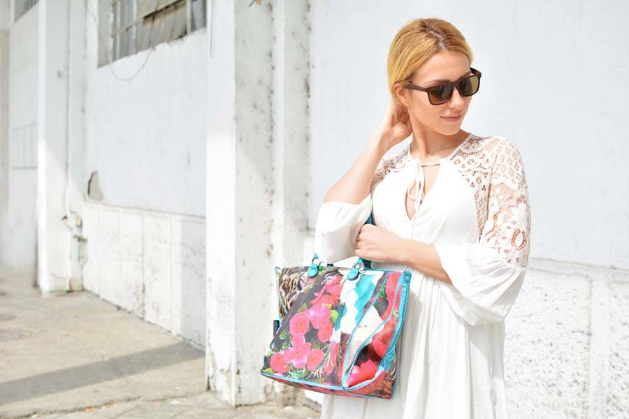 White Boho Dress / Anastasija Stasha Fashion Blog