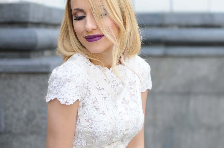 Lace Mini Dress / Stasha fashion Blog