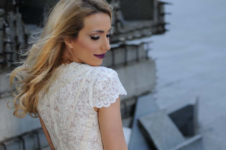 Lace Mini Dress / Stasha fashion Blog