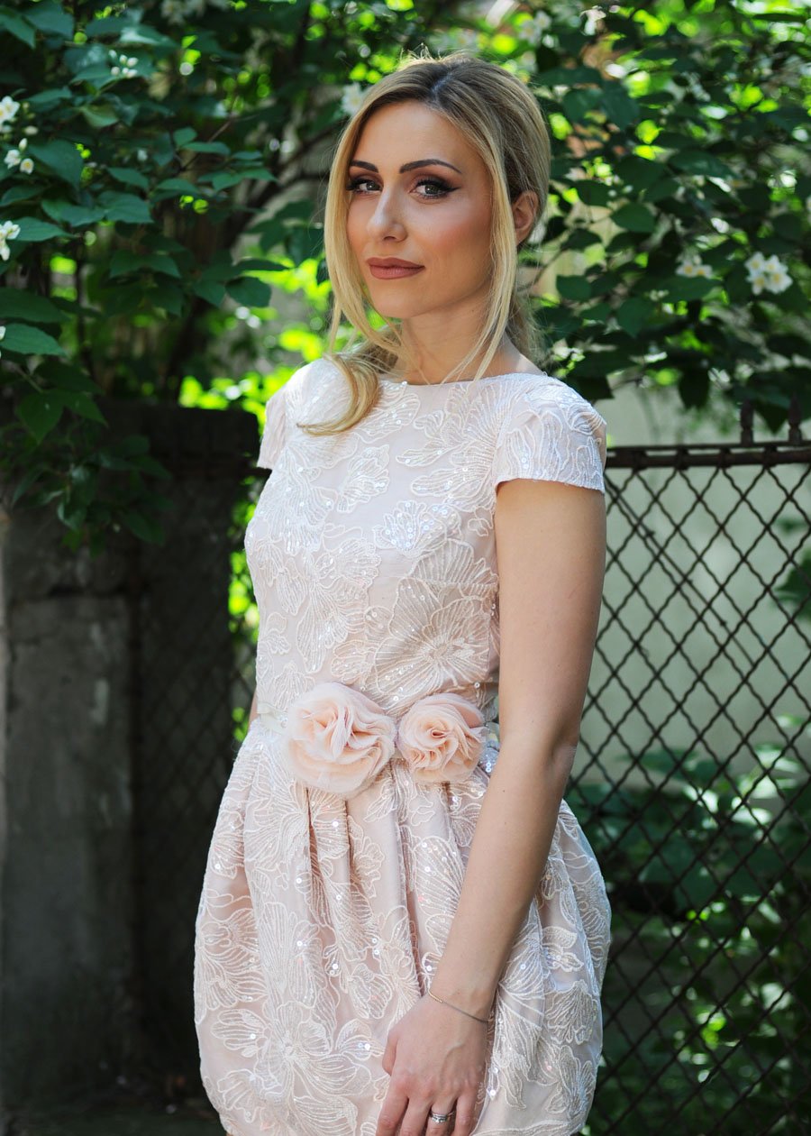  Light Pink Prom Dress by Stasha Fashion