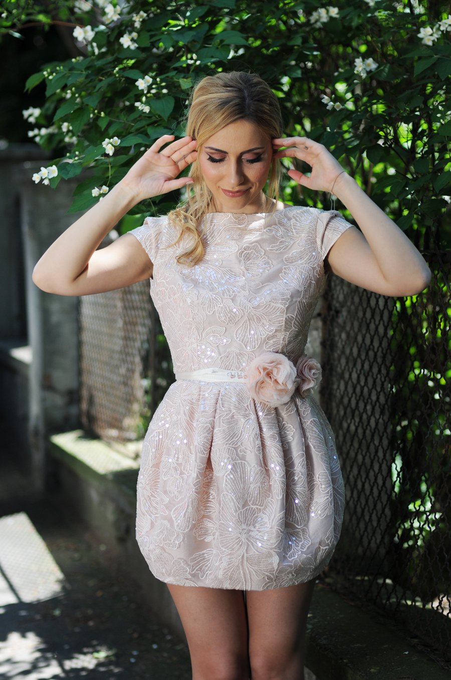  Light Pink Prom Dress by Stasha Fashion