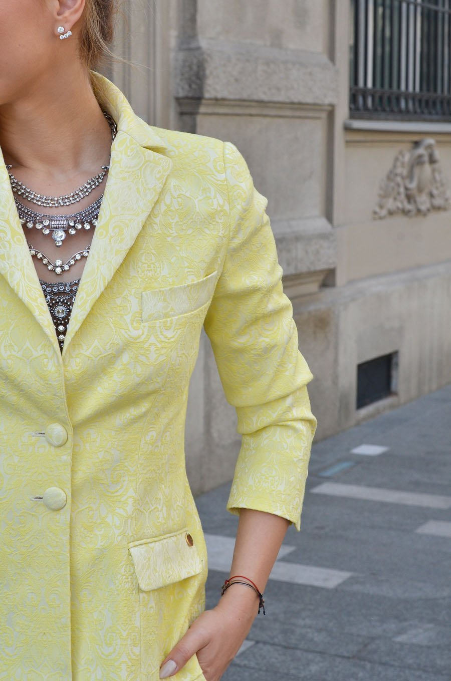 Yellow Women's Suit by Ljubica - Stasha fashion outfit post