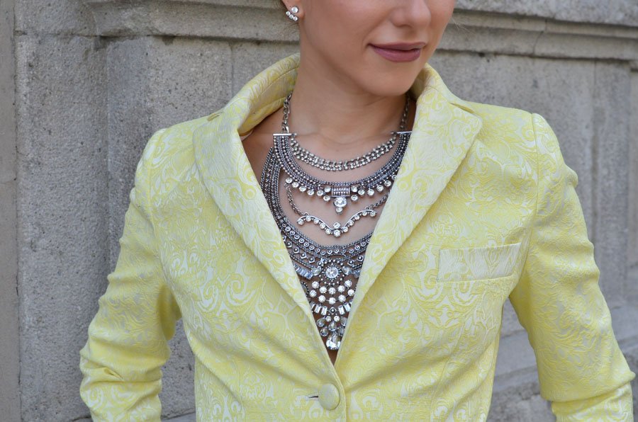 Yellow Women's Suit by Ljubica - Stasha fashion outfit post