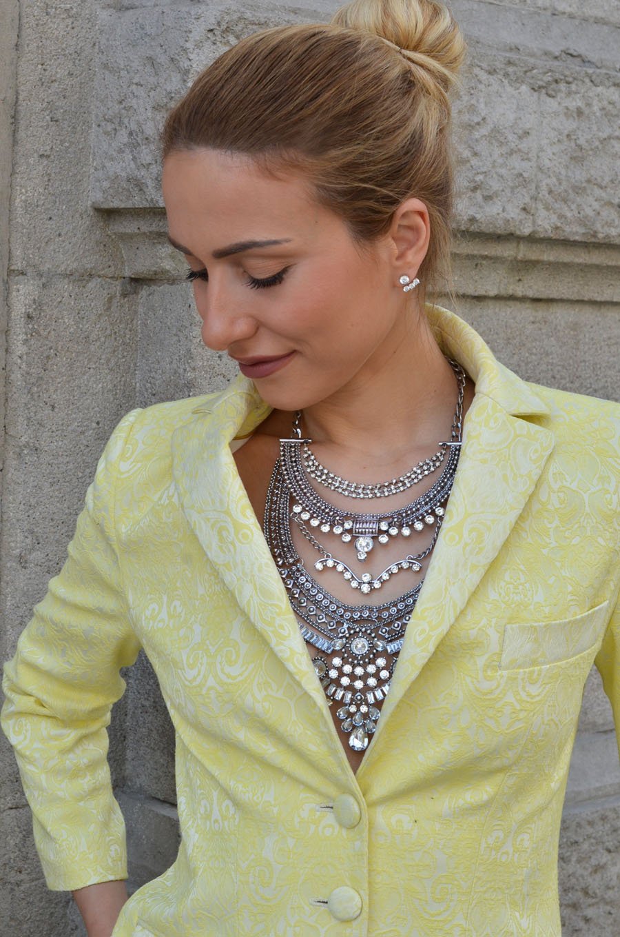 Yellow Women's Suit by Ljubica - Stasha fashion outfit post