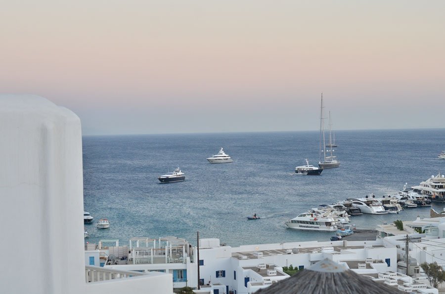 Baby Blue Dress - Mykonos Travel Post - Stasha Fashion Blog