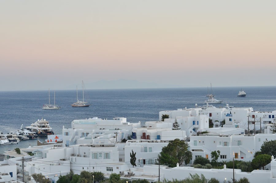 Baby Blue Dress - Mykonos Travel Post - Stasha Fashion Blog