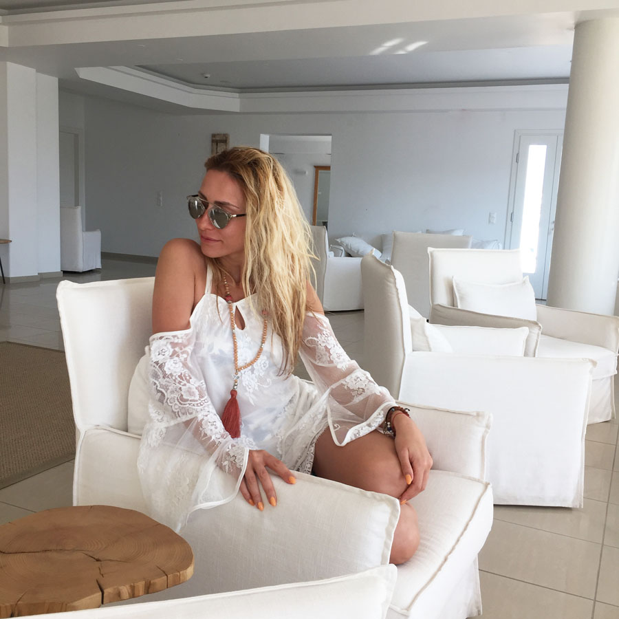 Mykonos, Greece / Stasha Travel and Fashion Blog - outfit - lace white dress