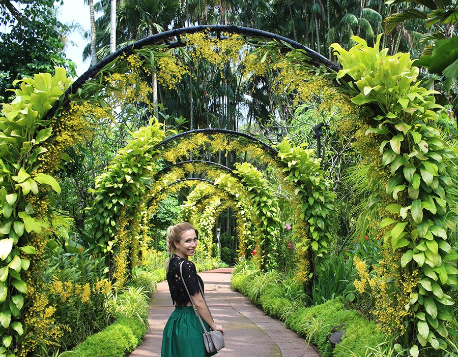 Singapore Botanic Gardens + Outfit / Stasha fashion & Travel Blog