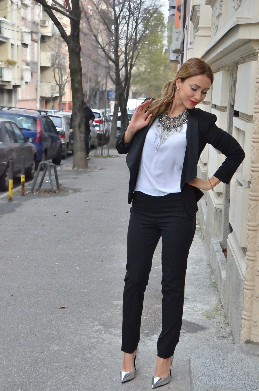 Women's tuxedo Outfit / Stasha Fashion by Anastasija Milojevic