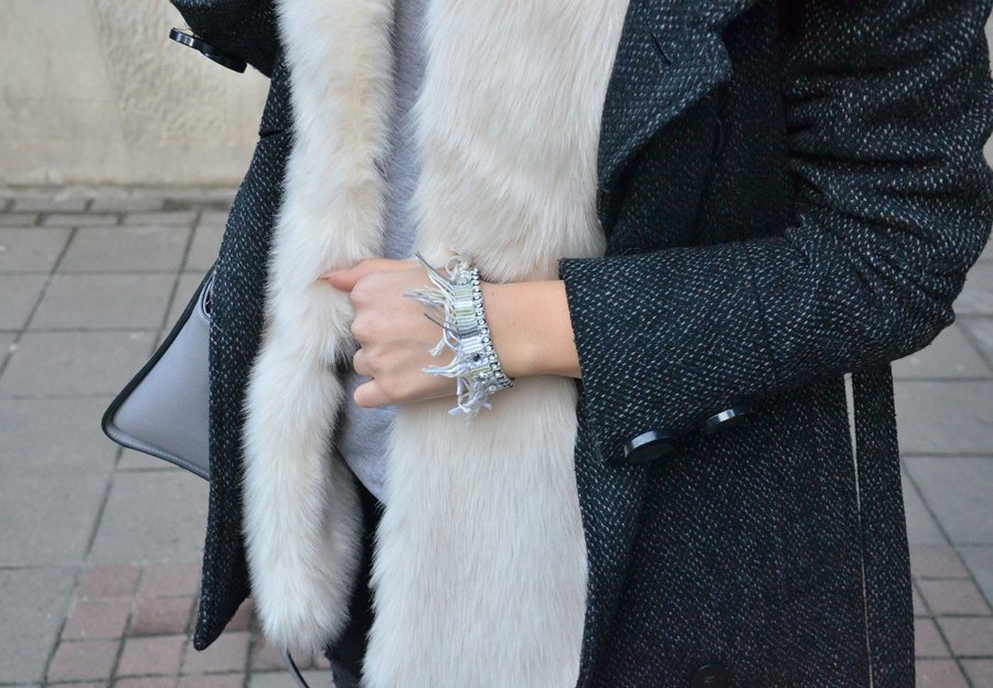 Bracelet and Winter Outfit / Stasha Fashion By Anastasija Milojevic