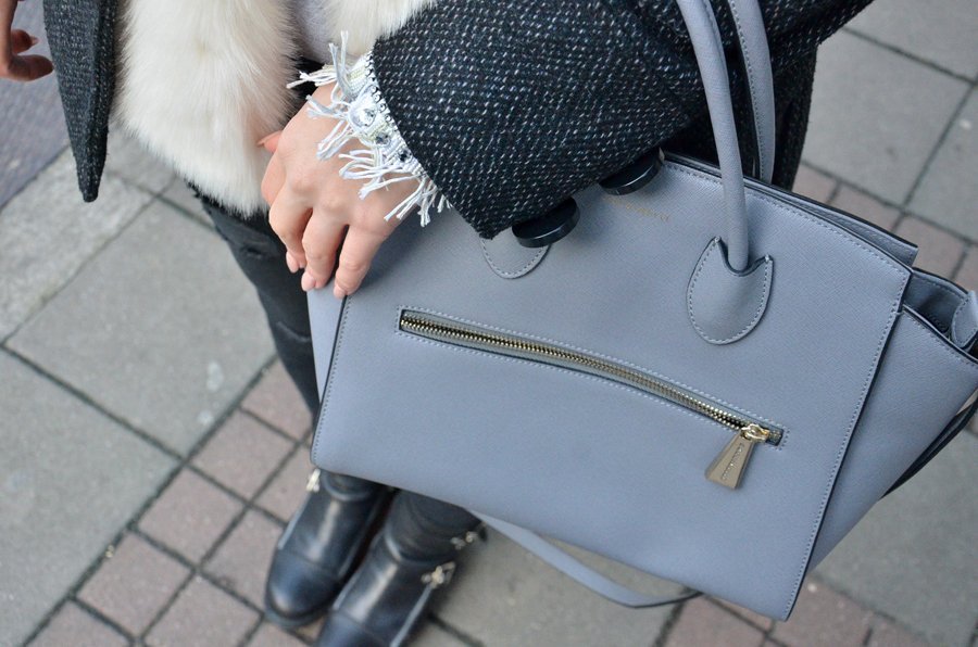 Gray Bag  Outfit / Stasha Fashion By Anastasija Milojevic 