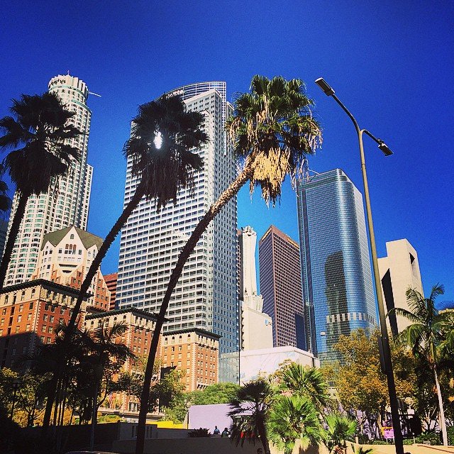 Pershing Square - Downtown Los Angeles, instagram travel post by Stasha Fashion