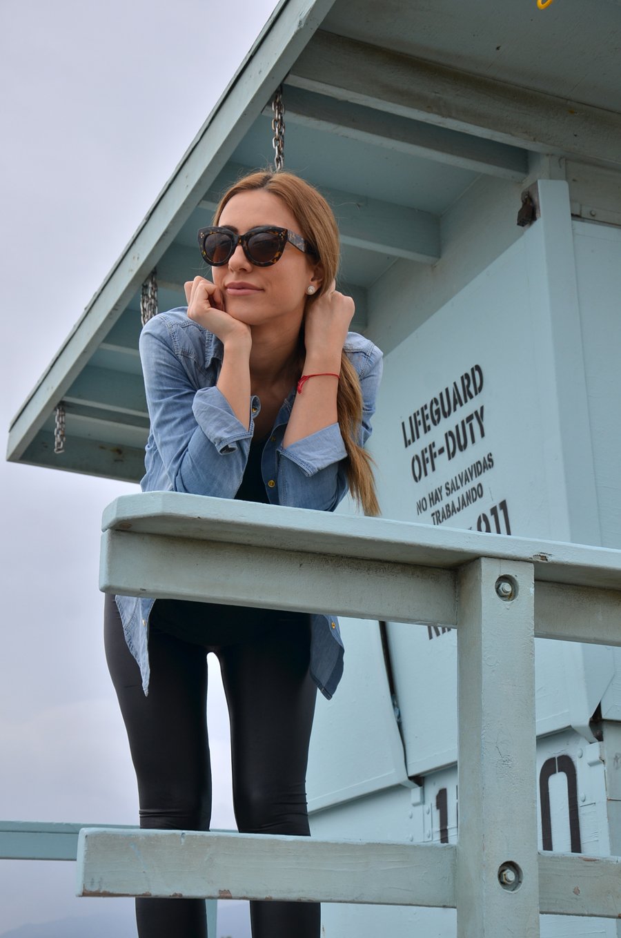 Santa Monica Pier / the lifeguard tower / travel and fashion  blog by Anastasija Milojevic