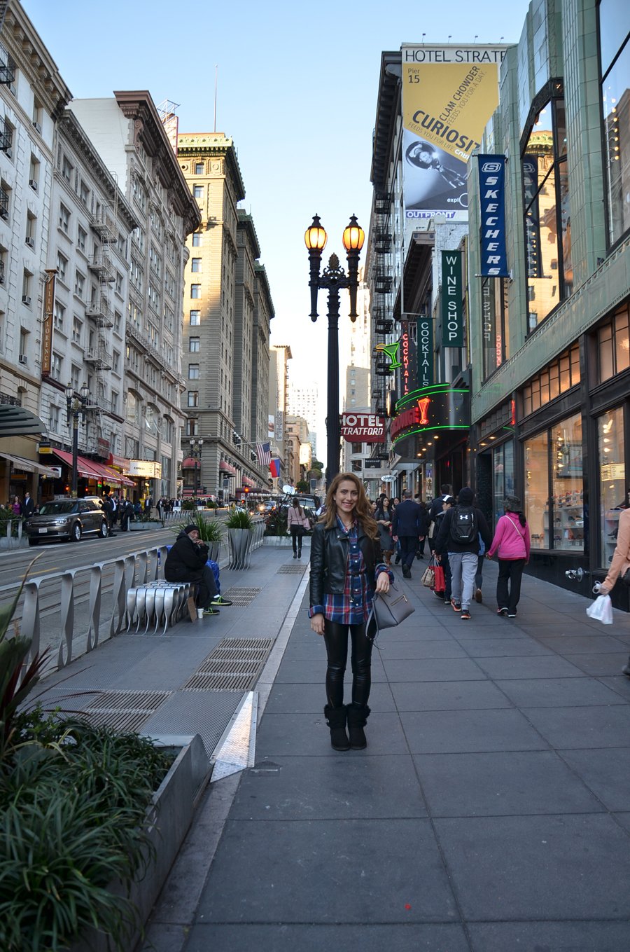 San Francisco Powell street / travel post by Stasha Fashion / Anastasija Milojevic