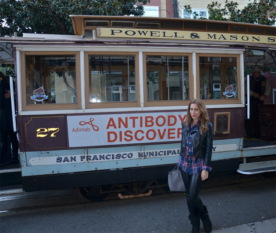 San Francisco Cable car ride / travel post by Stasha Fashion / Anastasija Milojevic