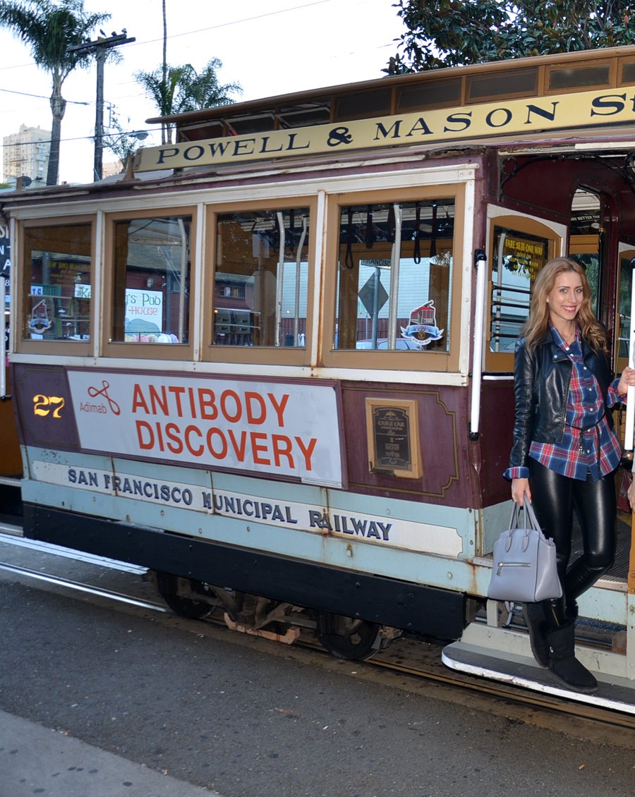 San Francisco Cable car ride / travel post by Stasha Fashion / Anastasija Milojevic