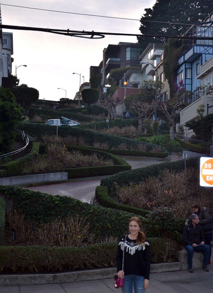 San Francisco's Lombard Street - Stasha Fashion and travel blog by Anastasija Milojevic