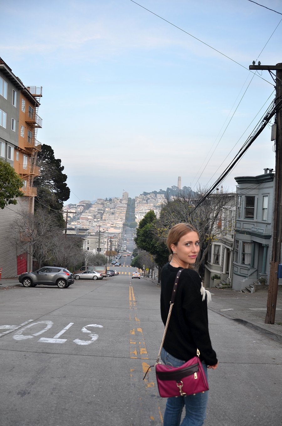 View from San Francisco's Lombard Street - Stasha Fashion and travel blog by Anastasija Milojevic