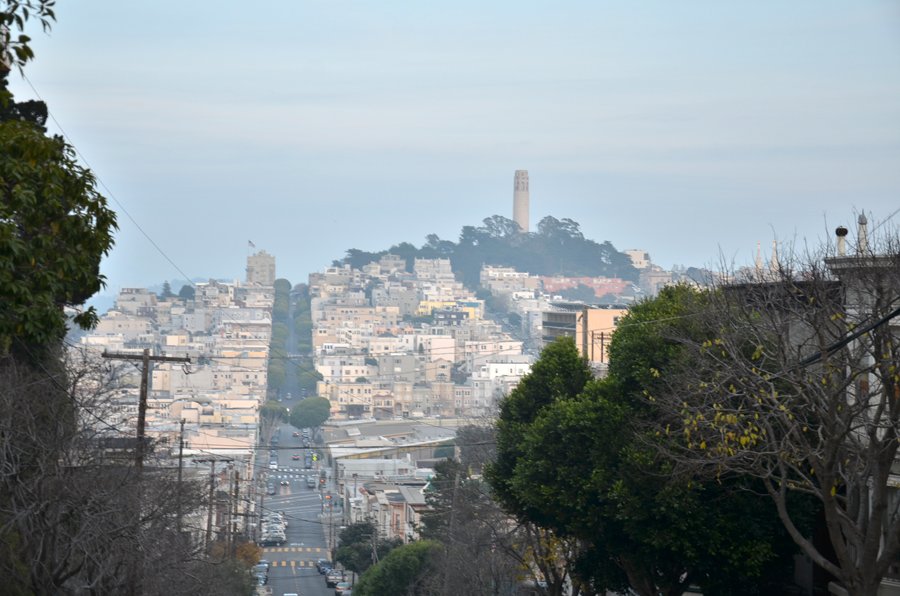 View from San Francisco's Lombard Street - Stasha Fashion and travel blog by Anastasija Milojevic