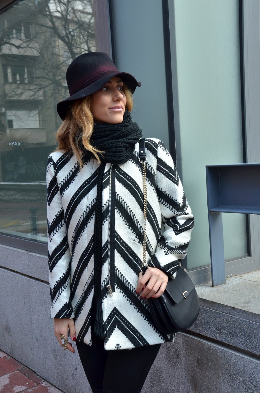 Floppy Hat Winter Outfit - Stasha Fashion Blog by Anastasija Milojevic